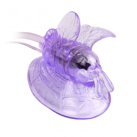 Стимулятор клитора с вакуумным массажем и вибрирующей бабочкой